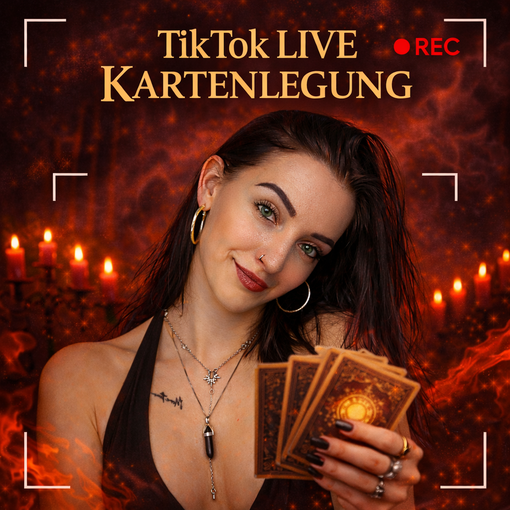 TikTok Live Legung - 10 Minuten (mehrere Fragen)